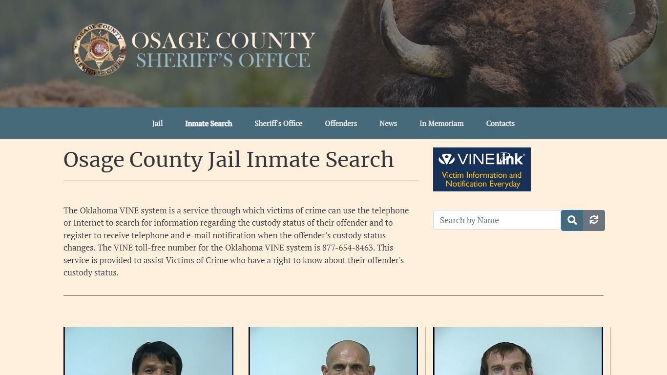 Inmate Search - Osage County Jail